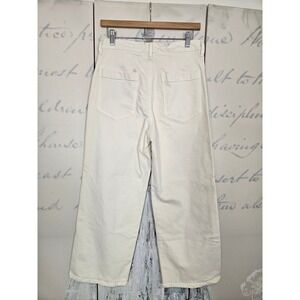 Apiece Apart Merida High Rise Wide Leg Jeans Ecru Off White Size 30 *SAMPLE*